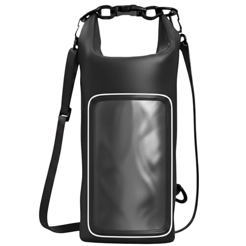 Drench 2L Waterproof Floating Phone Bag – IPX8 Dry Bag with Dual-Seal Protection, Touchscreen Window, Adjustable Strap & Roll-Top Closure – Waterproof Pouch for Boating, Kayaking & Beach Gear