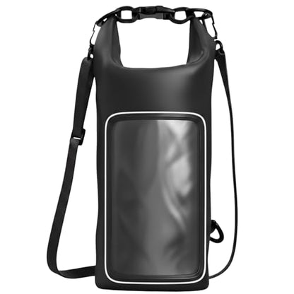 Drench 2L Waterproof Floating Phone Bag – IPX8 Dry Bag with Dual-Seal Protection, Touchscreen Window, Adjustable Strap & Roll-Top Closure – Waterproof Pouch for Boating, Kayaking & Beach Gear