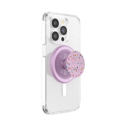 PopSockets Phone Grip for MagSafe, Magnetic Holder- Regrind Sugar Plum - color: Tutti Frutti, style: MagSafe
