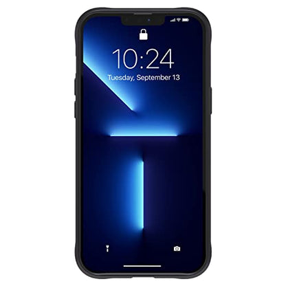 Pelican Ranger Series - iPhone 13 Case [Wireless Charging Compatible] Protective Phone Case with Anti-Scratch Tech [15ft MIL-Grade Drop Protection] Slim Rugged Cover for iPhone 13 - Black - color: Ranger Black