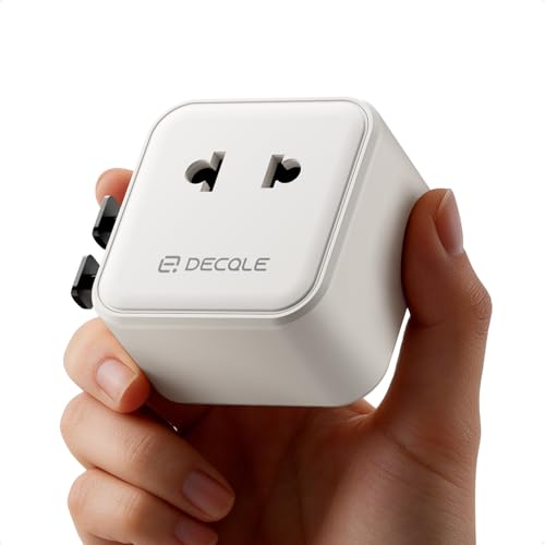 “Air” Universal Travel Adapter 2500W Max AC, Cover 200+ Countries - color: White, size: A1R AC(NO USB)