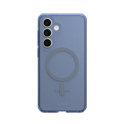 URBAN ARMOR GEAR UAG Designed for Samsung Galaxy S25 FE Case Dot - Magnetic Charging Compatible Rugged Military Grade MIL-STD Protective Cover, Cloud Blue - color: Dot - Cloud Blue