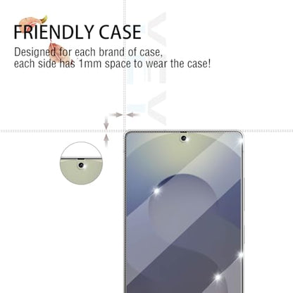Galaxy S25 Ultra Tempered Glass Screen & Lens Protector 2+2 Pack HD Clear | [Ultrasonic Fingerprint Unlock] [Case Friendly] [Bubble-Free] - size: Galaxy S25 Ultra