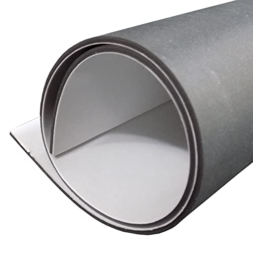 Exactly Rubber - Black Silicone Sheet with PSA Adhesive, 60A Durometer Rubber Mat, Gasket Material, -80 to 450°F Temperature Resistance, 350% Elongation Rubber Sheet, Made in The USA, 1/32 x 9” x 12” - size: 1/32 x 9 x 12