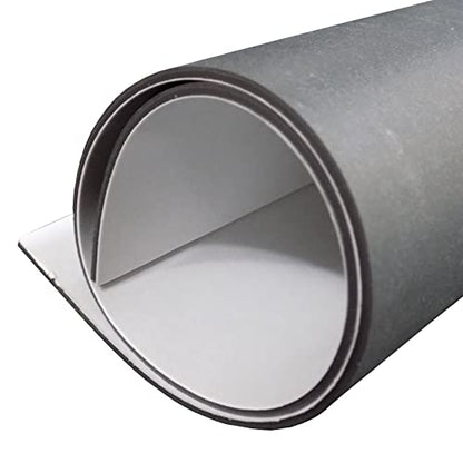 Exactly Rubber - Black Silicone Sheet with PSA Adhesive, 60A Durometer Rubber Mat, Gasket Material, -80 to 450°F Temperature Resistance, 350% Elongation Rubber Sheet, Made in The USA, 1/32 x 9” x 12” - size: 1/32 x 9 x 12