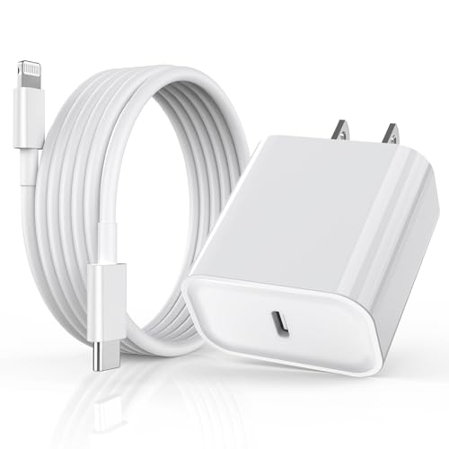 iPhone Fast Charger,10FT Extra Long Fast Charging USB C to Lightning Cable Cord with USBC iPhone Charger Block Quick PD Travel Plug for iPhone 14/Pro/Pro Max/Plus/13/12/11/Mini/Pro/XS/XR/SE2022/8/iPad