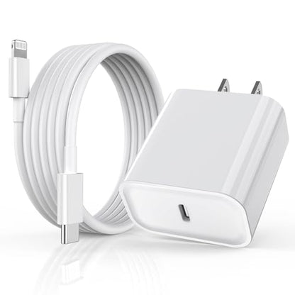 iPhone Fast Charger,10FT Extra Long Fast Charging USB C to Lightning Cable Cord with USBC iPhone Charger Block Quick PD Travel Plug for iPhone 14/Pro/Pro Max/Plus/13/12/11/Mini/Pro/XS/XR/SE2022/8/iPad