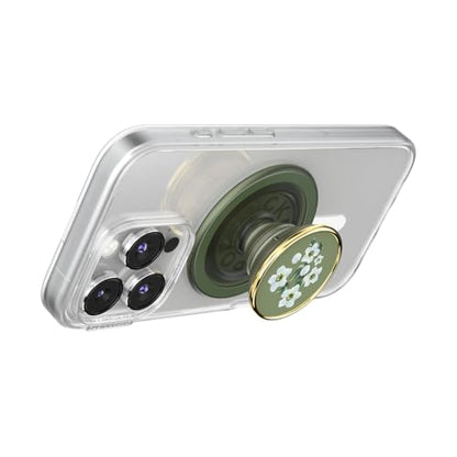 PopSockets Phone Grip for MagSafe, Magnetic Holder- Floral Relief - color: Floral Relief, style: MagSafe