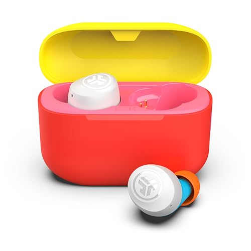JLab Go Pop+, True Wireless Earbuds, Bluetooth 5, Dual Connect, IPX4, App Support, Confetti - color: Confetti, style: Matte
