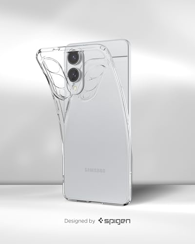 Spigen Liquid Crystal Designed for Galaxy S25 Edge Case (2025) [Anti-Yellowing], [Military-Grade Protection] - Crystal Clear - color: Crystal Clear, size: 6.6in (Galaxy S25 Edge)