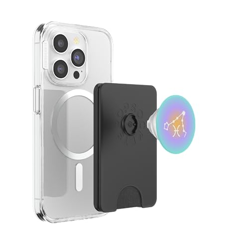 PopSockets Zodiac Phone Grip - Pisces Star Sign PopSockets PopWallet for MagSafe - style: Magnetic PopWallet