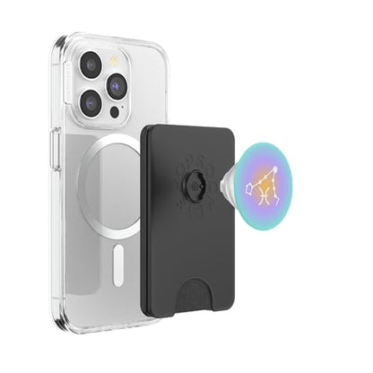 PopSockets Zodiac Phone Grip - Pisces Star Sign PopSockets PopWallet for MagSafe - style: Magnetic PopWallet