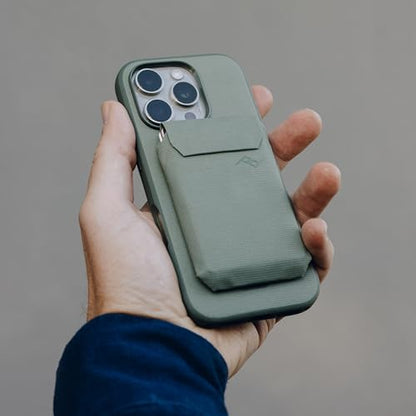 Peak Design Mobile Everyday Phone Case for iPhone 16 Pro Max, Sage, Slim Profile, Drop Protection, Weatherproof Fabric Shell, SlimLink Connects to Mobile Mounts & Gear - color: Sage