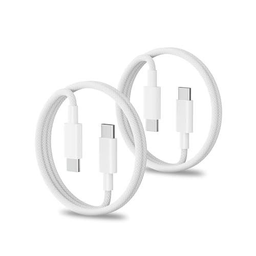 USB C to USB C Cable 3FT 2-Pack, Apple MFi Certified Braided Charging Cord - size: 3FT