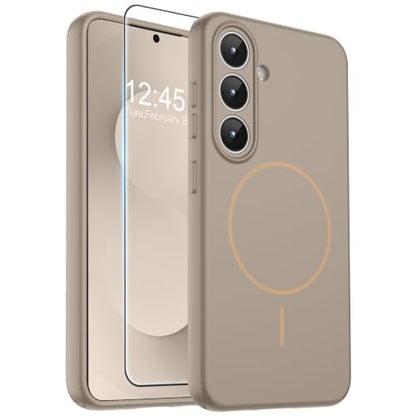 zapica Magnetic for Samsung Galaxy S26 FE Case/S25 FE Case, Desert Gold - color: Desert Gold, size: Samsung Galaxy S26 FE/S25 FE 6.7''
