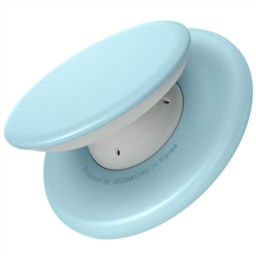 Sinjimoru Magnetic Phone Grip for MagSafe, Soft Silicone, Blue - color: Blue