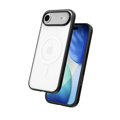 FLOLAB Surtect Tri-Fusion Magnetic for iPhone 17 Air Case Protective Slim Design Magsafe Compatible Military Grade - Clear Matte Translucent - color: Clear Matte Translucent, size: iPhone 17 Air