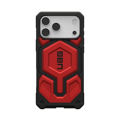 URBAN ARMOR GEAR UAG Designed for iPhone 17 Pro Max Case Monarch Pro - Compatible with MagSafe Military Grade Protective Cover, Crimson - color: Monarch Pro - Crimson