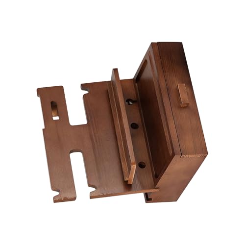 Sturdy Wooden Smartphone Stand with Cable Management Ideal for Study Table and Living Space Friendly Phone Holder