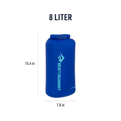 Sea to Summit Lightweight Dry Bag, Multi-Purpose Dry Storage - color: Surf Blue, style: 8 Liter