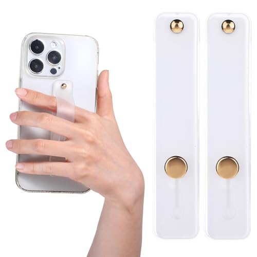 Ymapinc 2Pcs Phone Case Holder Strap, Phone Loops for Back of Phones