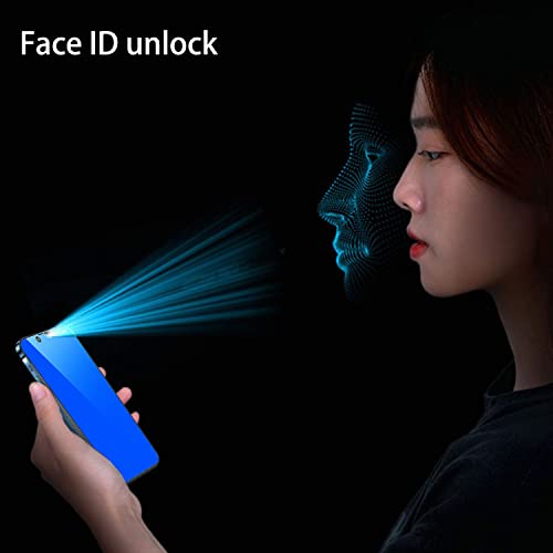 2 Piece Privacy Tempered Glass for iPhone 16 Pro Max 6.9 inch Anti-blue Anti-Spy Screen Protector Mirror Blue - size: for iPhone 16 Pro Max