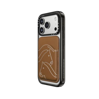 CASETiFY BioVeg Horse Wallet [Compatible with Magsafe] - Tan - color: Tan - Horse