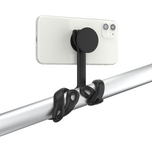 PopSockets Flexible Phone Mount & Stand- Black - color: Black