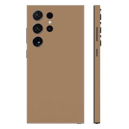 2 Pack Skin Wraps Compatible with Samsung Galaxy S24 Ultra (Khaki) - color: Khaki