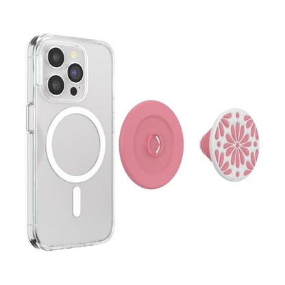 PopSockets Phone Grip for MagSafe, Magnetic Holder- Glazed Putty - color: Glazed Putty, style: MagSafe