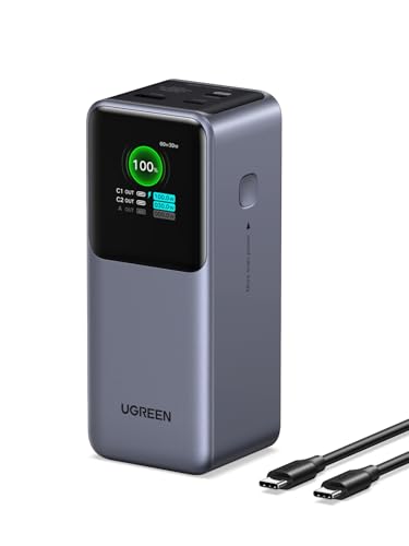 UGREEN Nexode 20000mAh 130W Portable PD Power Bank for MacBook Pro 16