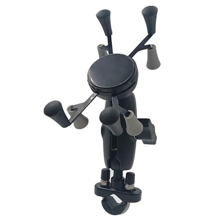 Strg Phone Mount with U-Bolt Base and Aluminum Arm for Motorcycle Bike - size: Aluminum Alloy U-Bolt Base