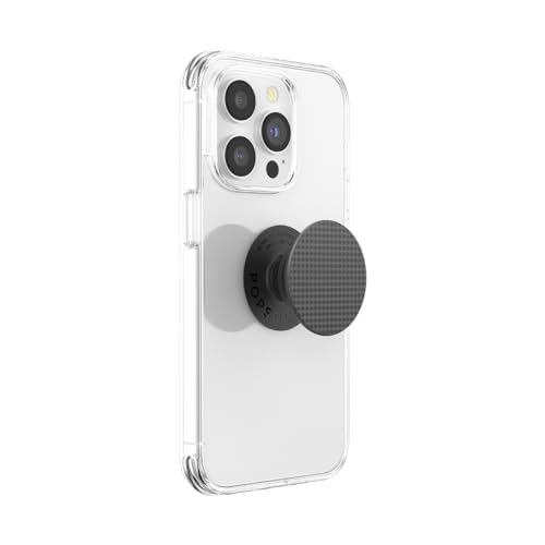 PopSockets Adhesive Phone Grip, Holder- Knurled Black - color: Knurled Black, style: Adhesive