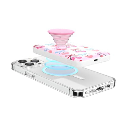PopSockets PowerPack Phone Charger with MagSafe- Cherry Bows - color: Cherry Bows