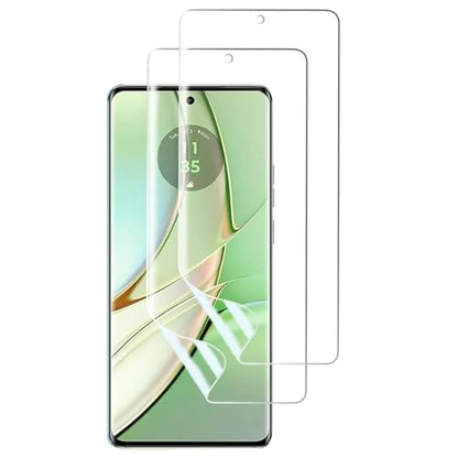 High Sensitivity Hydrogel Screen Protector for Motorola Edge 50 Pro, 2 Pieces Transparent Soft TPU Protective Film (NOT Tempered Glass) [Clear HD]