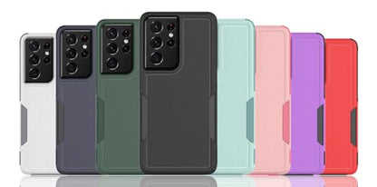 for Samsung Galaxy S24 Ultra Case: Dual Layer Protective Heavy Duty Cell Phone Cover Shockproof Rugged with Screen Protector - Military Protection Bumper Tough - Samsung Galaxy S24 Ultra 2024, Black - color: Black (PC) + Black (TPU)