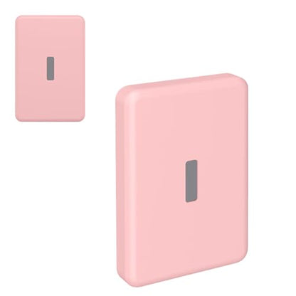 Case for TORRAS MiniMag Power Bank 10000mAh,Silicone Protective Cover with Shockproof Bumper,Anti-Fingerprint Dust Resistant,Washable Non-Slip Skin,Charge-Through Cutout,Portable Travel Sleeve,Pink - color: Pink