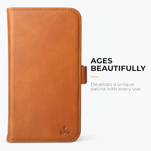 Snakehive Genuine Leather Wallet Case for Google Pixel 11 Pro XL – Flip Cover with Card Slots & Stand (Tan) - color: Tan