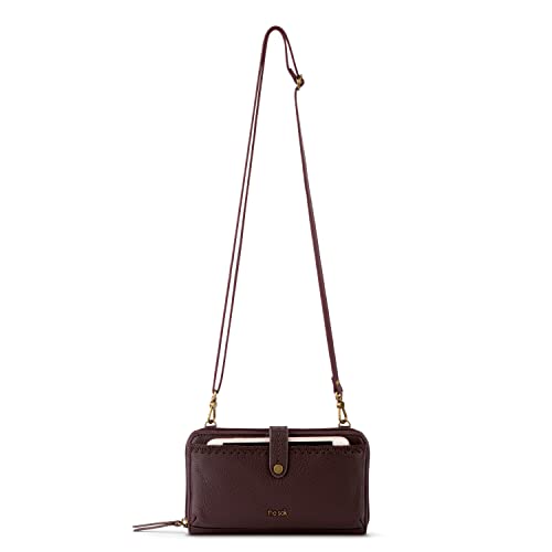 The Sak Iris Smartphone Crossbody Purse - Small Women's Cellphone Bag & Wallet For Everyday- Convertible Wristlet With Zipper | Fits Most Smartphones, Card Slots & Zip Pocket, Detachable Wristlet & Crossbody Straps, Hands-Free for Travel & Errands - color