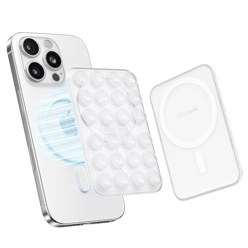 Klearlook Magnetic Suction Phone Mount for MagSafe Case, Transparent - color: Transparent