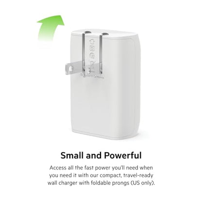 Belkin 30W Compact USB C Charger Block, Fast Charging for Travel - style: 30W