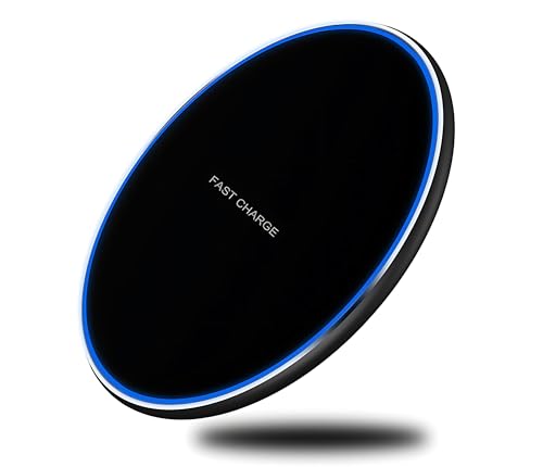 Wireless Charger Pad 15W Fast Charging Station with USB Cable for iPhone
