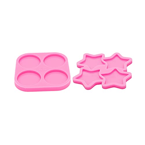 Super Glossy Resin Mold Phone Grip Epoxy Molds, Silicone Molds for Badge Reel DIY Telephone Stands Design (YMDY0533+DY1127) - color: YMDY0533+DY1127