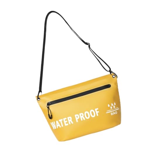 Mesh Beach Bag with Pockets, Extra Large Capacity Pool Tote Bag - color: Yellow
