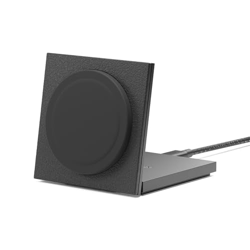 Native Union Rise Magnetic Wireless Charger – Qi2 Certified & MagSafe Compatible – Foldable Charging Stand for iPhone Duo, 18 Pro Max and Other Qi-Compatible Devices – Up to 15W Fast-Charging (Black) - color: Black