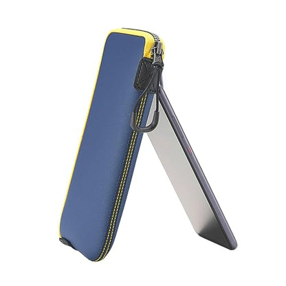 OneJoy Neoprene Phone Pouch, Lightweight Protective Cellphone Sleeve with Large Zipper Opening, Inner Pocket, Thermal Insulated, Durable Cell Phone Carrier for iPhone & Smartphones [ Navy ] - color: Navy