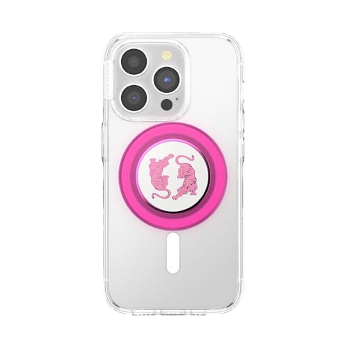 PopSockets Phone Grip for MagSafe, Magnetic Holder- Le Tigre Boca - color: Le Tigre Boca, style: MagSafe