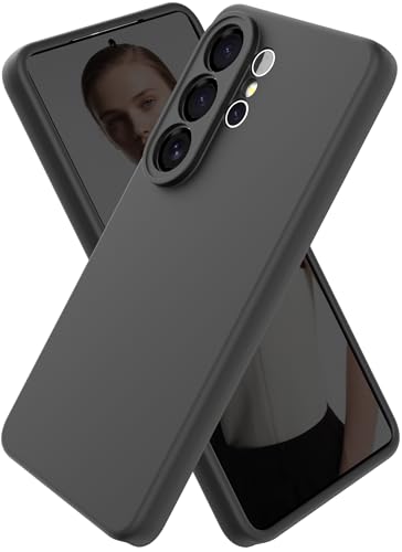 CUZMIGO Liquid Silicone Case for Samsung Galaxy S26 Ultra, Black | Soft Liquid Silicone, Raised Camera Lens Protection, Multiple Neon Bright Colors, Microfiber Lining, Smooth Grip, Slim Fit - color: Black, size: S26 Ultra