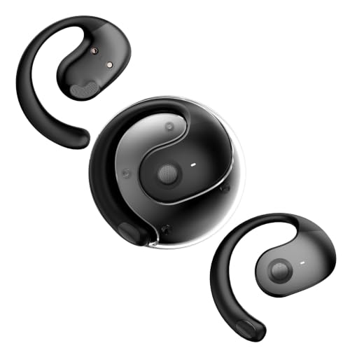 Xmenha Over The Ear Earbuds Open Ear Headphones Over The Ear Headphones - color: Black, style: Normal