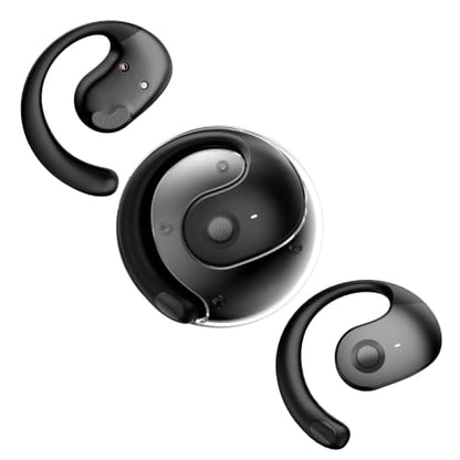 Xmenha Over The Ear Earbuds Open Ear Headphones Over The Ear Headphones - color: Black, style: Normal